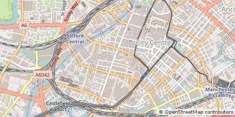 Map of Manchester