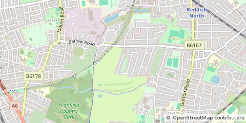 Map of Stockport