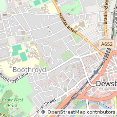 Map of Dewsbury