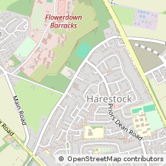 Map of Winchester, Hampshire