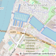 Map of Chatham, Kent
