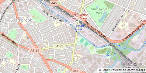Map of Birmingham