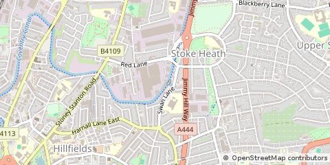 Map of Coventry, West Midlands