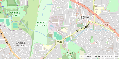 Map of Leicester