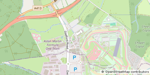Map of Bicester, Oxfordshire