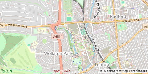 Map of Nottingham