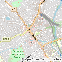 Map of Edgware, West Sussex