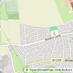 Map of Cleadon, Tyne & Wear