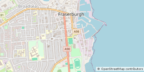 Map of Fraserburgh