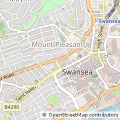 Map of Swansea
