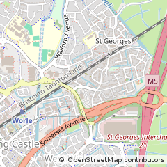 Map of Weston-Super-Mare, North Somerset