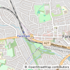 Map of Fareham, Hampshire