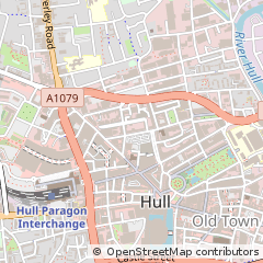 Map of Hull, East Yorkshire