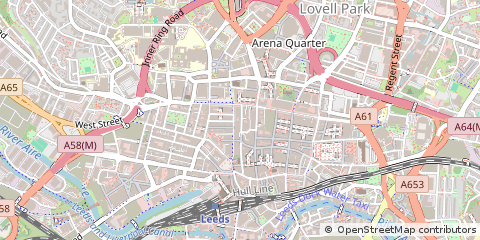 Map of Leeds