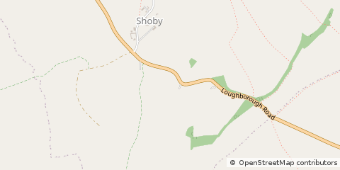 Map of Melton Mowbray, Leicestershire