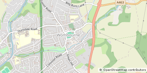 Map of Wolverhampton, Staffordshire