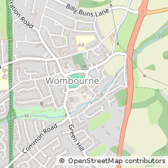 Map of Wolverhampton, Staffordshire