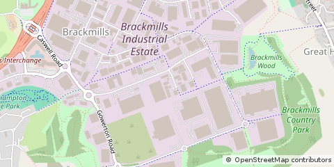 Map of Northampton