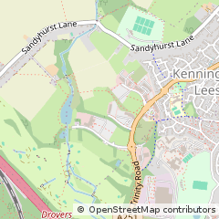 Map of Ashford, Kent