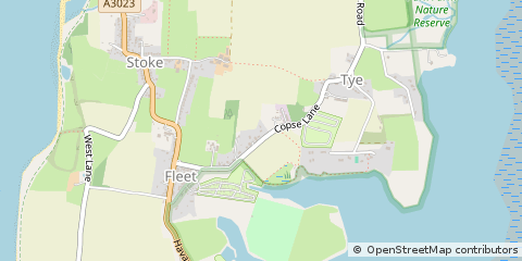 Map of Hayling Island, Hampshire