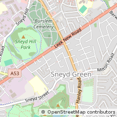 Map of Stoke-on-Trent