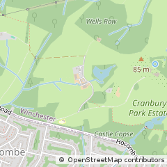 Map of Winchester, Hampshire