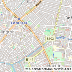 Map of 202-208 NEW North Road, Islington London