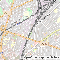 Map of Croydon