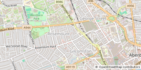 Map of Aberdeen