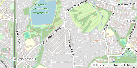 Map of Cardiff
