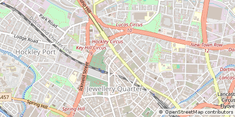 Map of Birmingham, West Midlands
