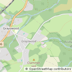 Map of Haslemere, Surrey