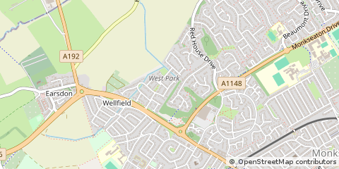 Map of Whitley BAY