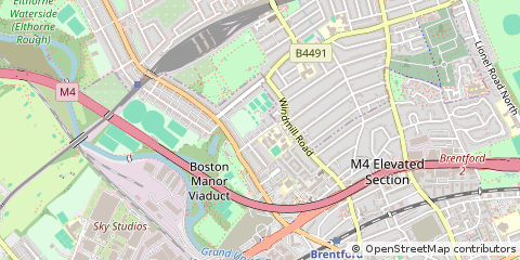 Map of Brentford