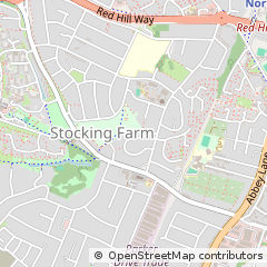Map of Leicester, Leicestershire