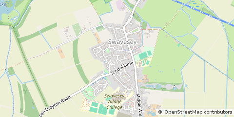 Map of Cambridge, Cambridgeshire