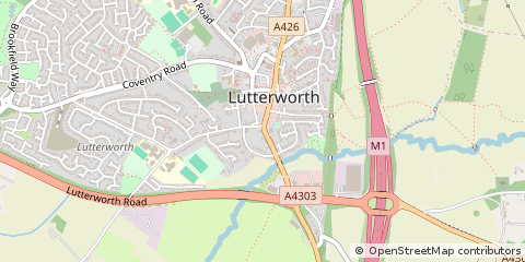Map of Lutterworth