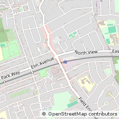 Map of Eastcote, Pinner, Middlesex