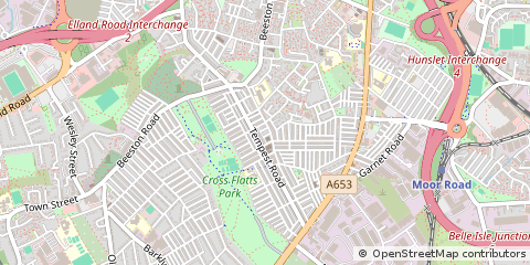 Map of Leeds
