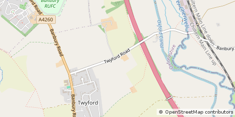 Map of Banbury