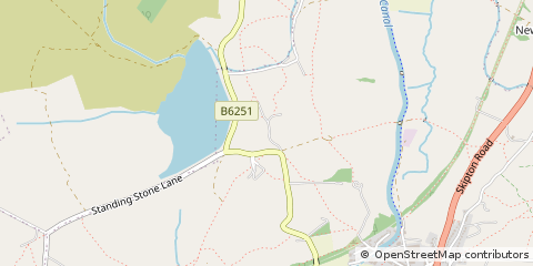 Map of Foulridge, Colne