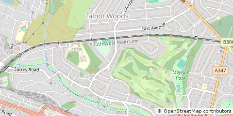 Map of Bournemouth