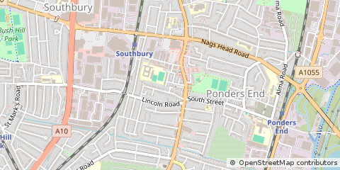 Map of Enfield