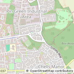 Map of Stevenage