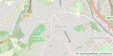 Map of Sheffield