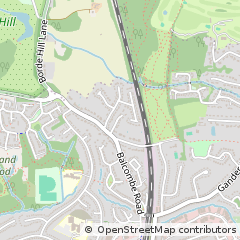 Map of Haywards Heath, West Sussex