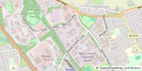Map of Newcastle Upon Tyne