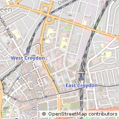 Map of Croydon