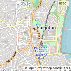Map of Paignton, Devon