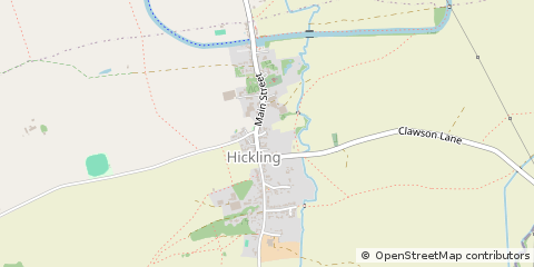 Map of Melton Mowbray, Leicestershire